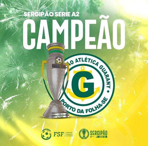 Guarany é campeão Sergipano da Série A2 de 2024